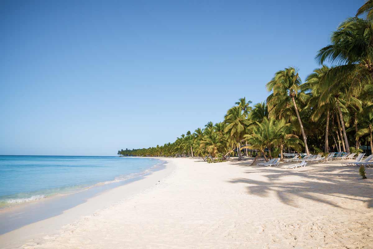 spiaggia isola di Saona nei Caraibi