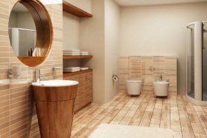 bagno in legno