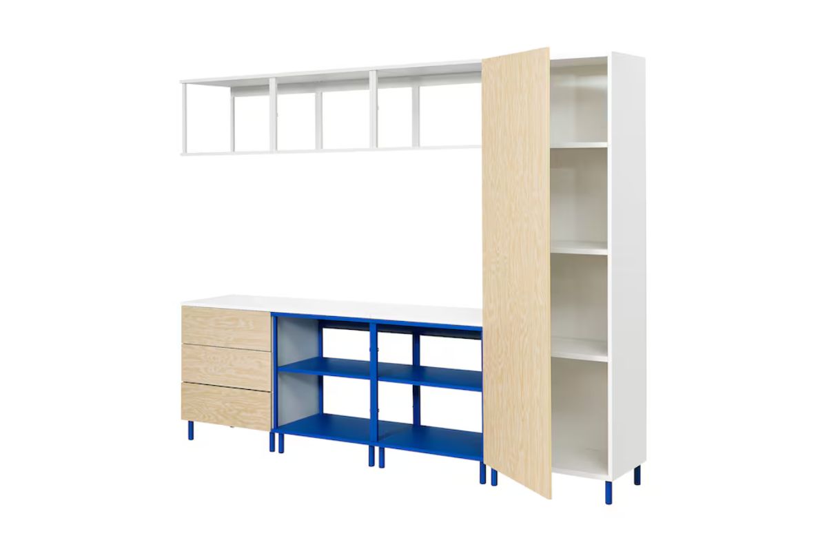 PLATSA di Ikea bianco e blu