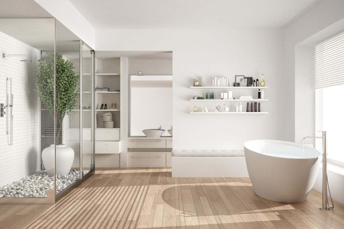 come arredare bagno con vasca rotonda