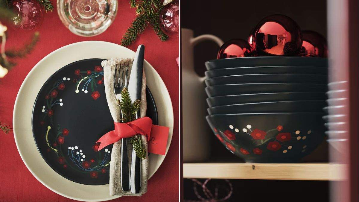 solo da ikea trovi i piatti frutta e le ciotole VINTERFIND per natale