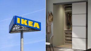 scopri l'offerta Ikea sulla cabina armadio con ante scorrevoli
