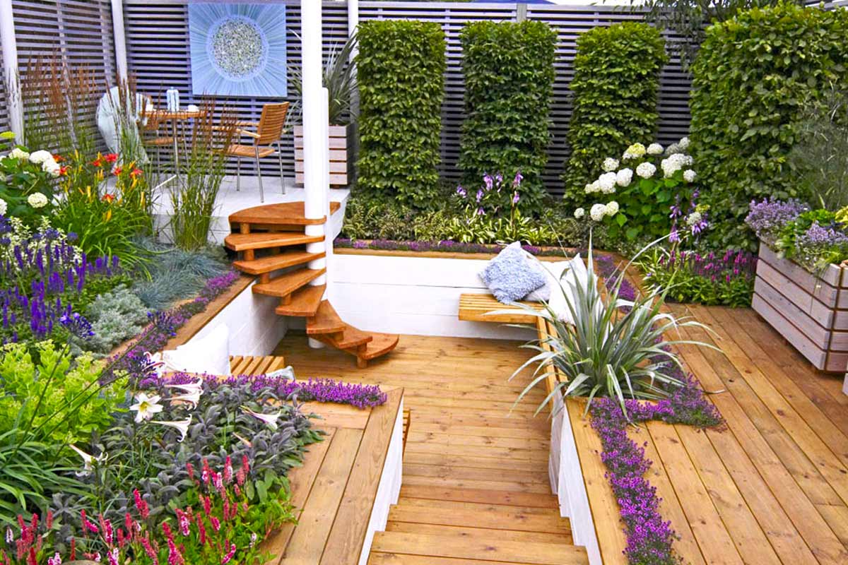 arredare Giardino moderno