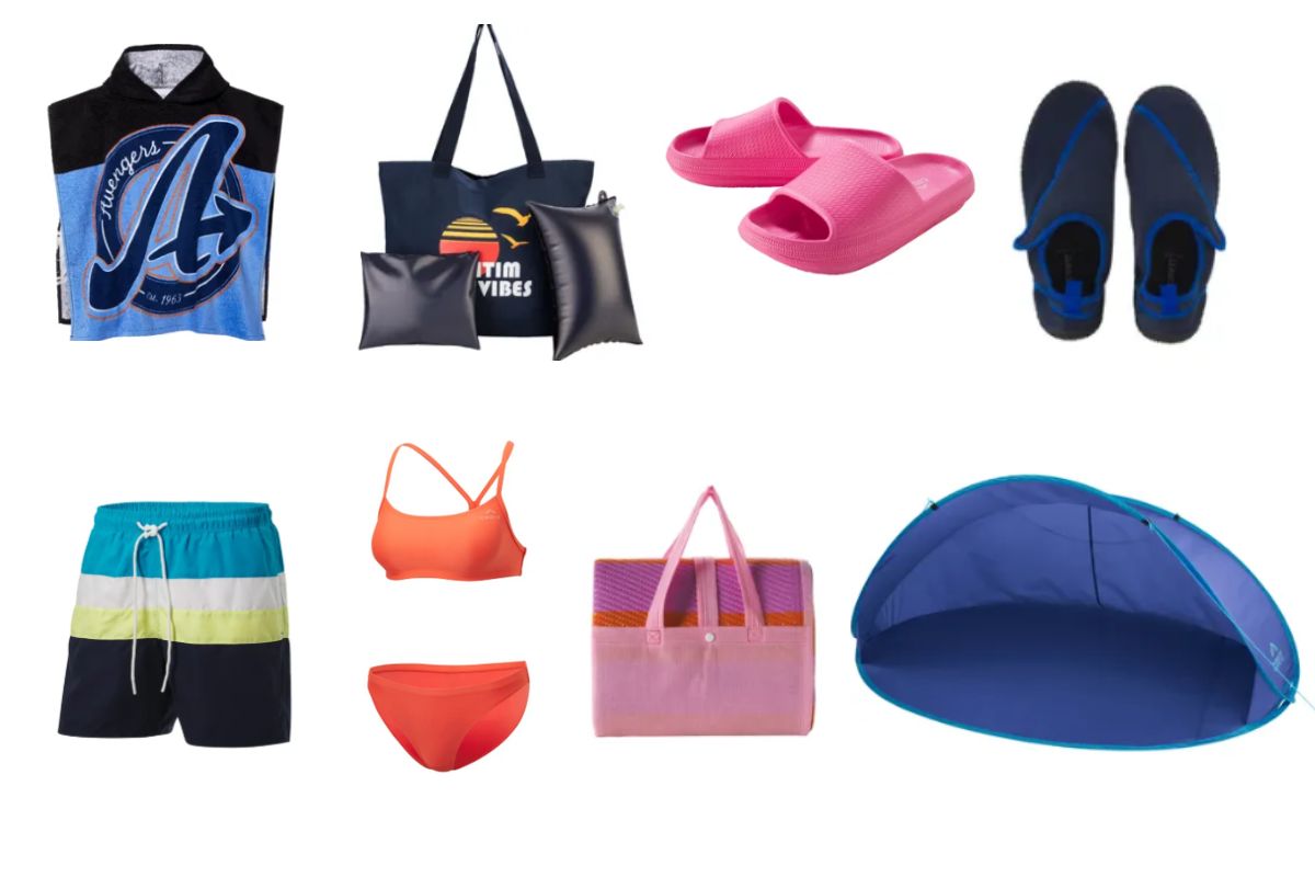 tutti gli accessori per il mare da Lidl a meno di 15 euro 