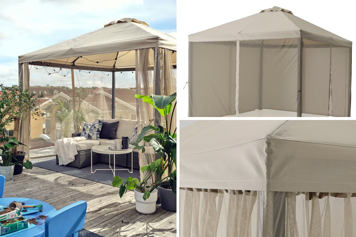 IKEA rilancia HIMMELSÖ: il gazebo elegante che ti protegge anche dalle zanzare