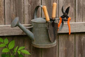 Un vecchio innaffiatoio diventa un oggetto decorativo irresistibile: ecco come trasformarlo