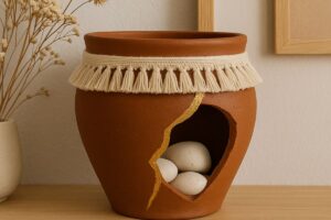 Come trasformare un vaso rotto in un elemento d’arredo chic in 10 minuti