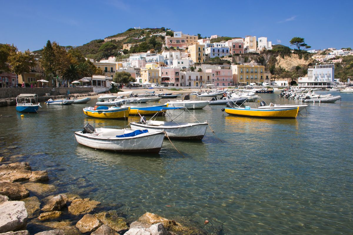 acqua cristallina di Ponza