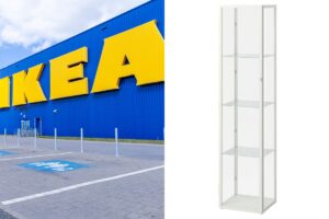 La vetrina illuminata di IKEA è in offerta: eleganza e luce al giusto prezzo