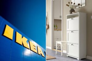 La scarpiera Ikea che sta salvando gli ingressi piccoli (e costa meno di 90€)