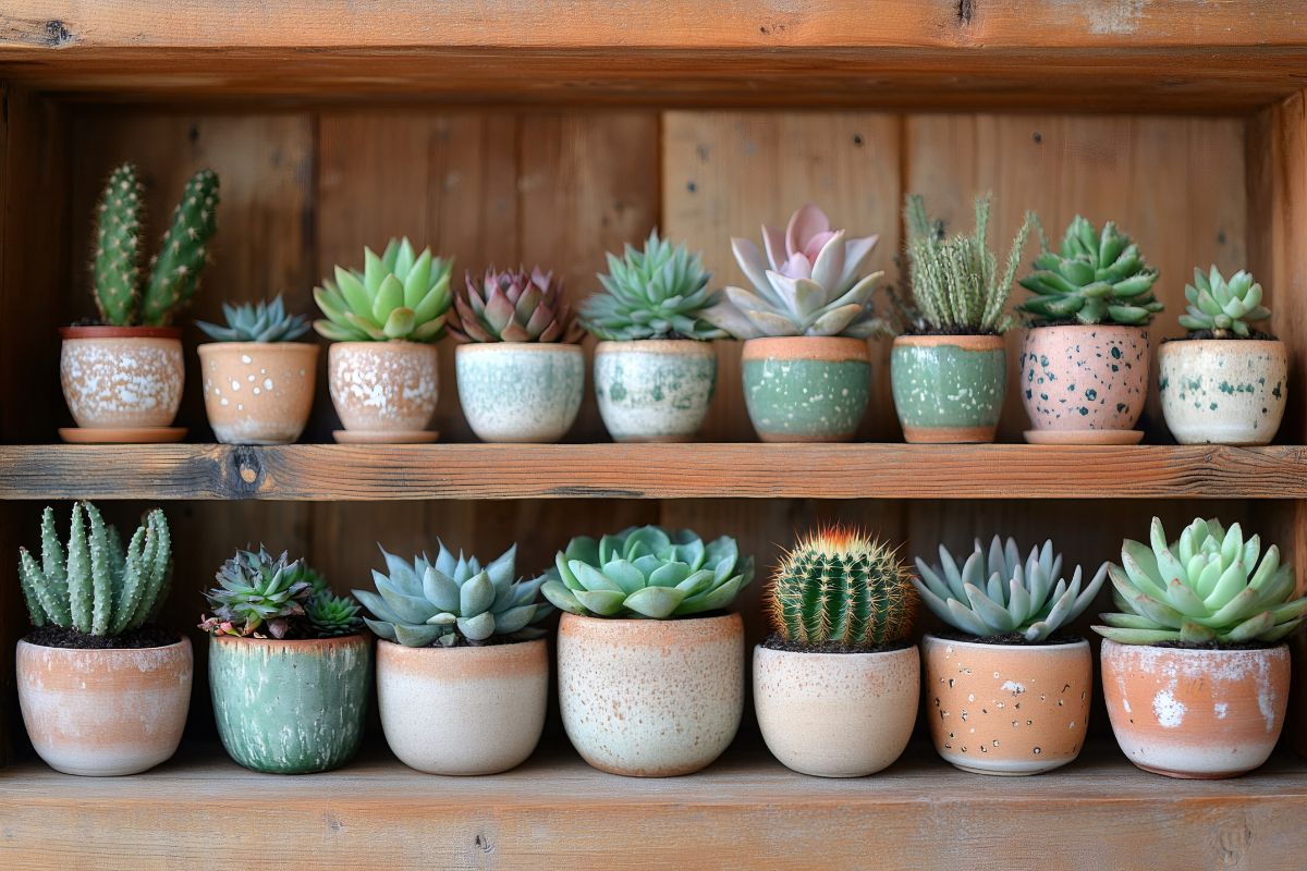 varietà di piante succulente
