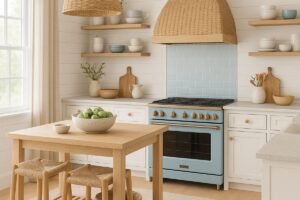 Stile coastal: arredare con tonalità azzurre e materiali naturali