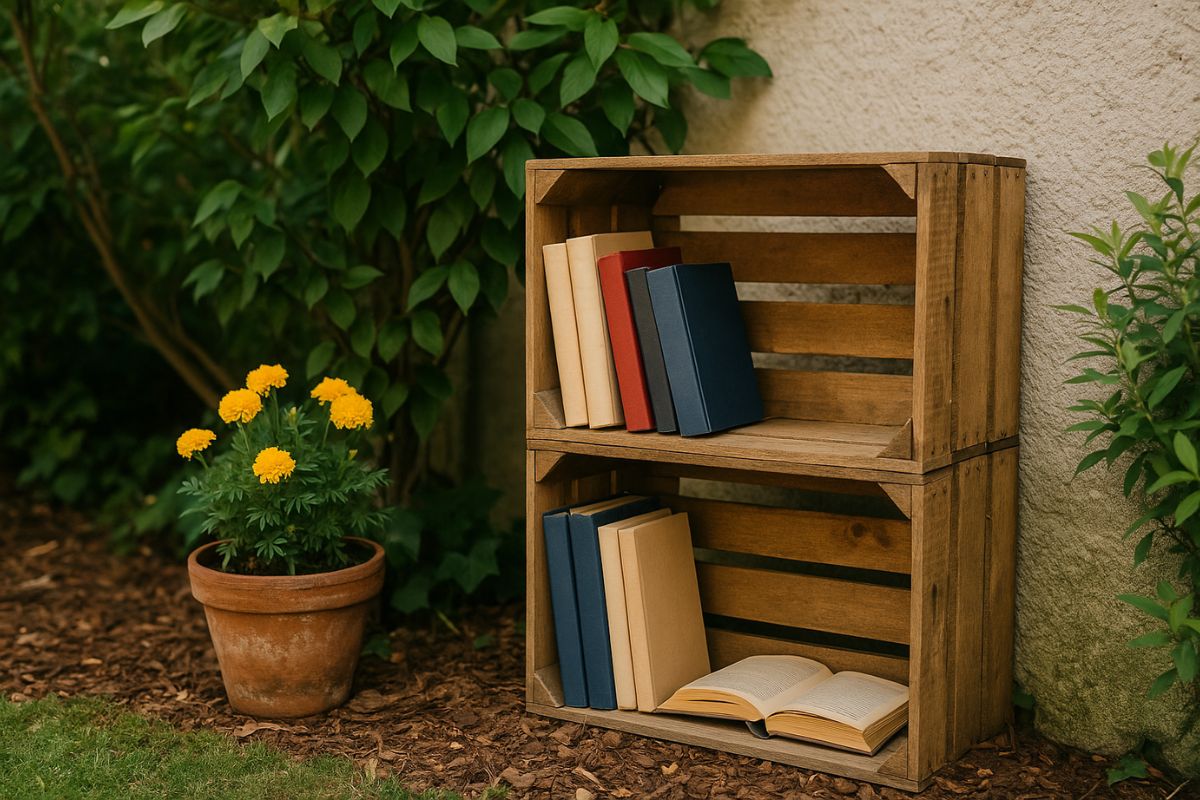 Idee fai da te con le cassette di legno: decori estivi facili e scenografici