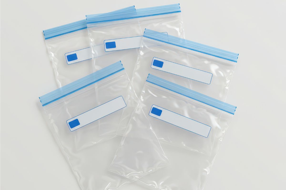 trucco del sacchetto per pulire soffione doccia