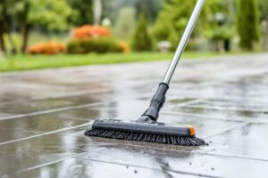 Il trucco per far brillare il pavimento esterno senza usare l’idropulitrice