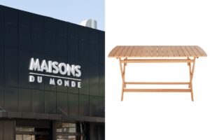 Sconto 30% sul tavolo SOHAN di Maisons du Monde: elegante, pieghevole e perfetto per terrazzi e balconi