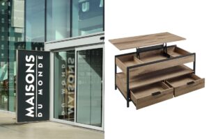 Maisons du Monde lancia il tavolino sollevabile ISLAND: il dettaglio smart che trasforma il tuo salotto