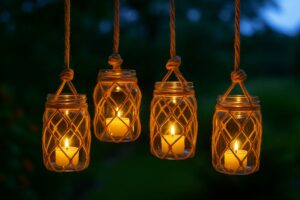 Barattoli di vetro e spago: 4 idee luminose per decorare le sere d’estate
