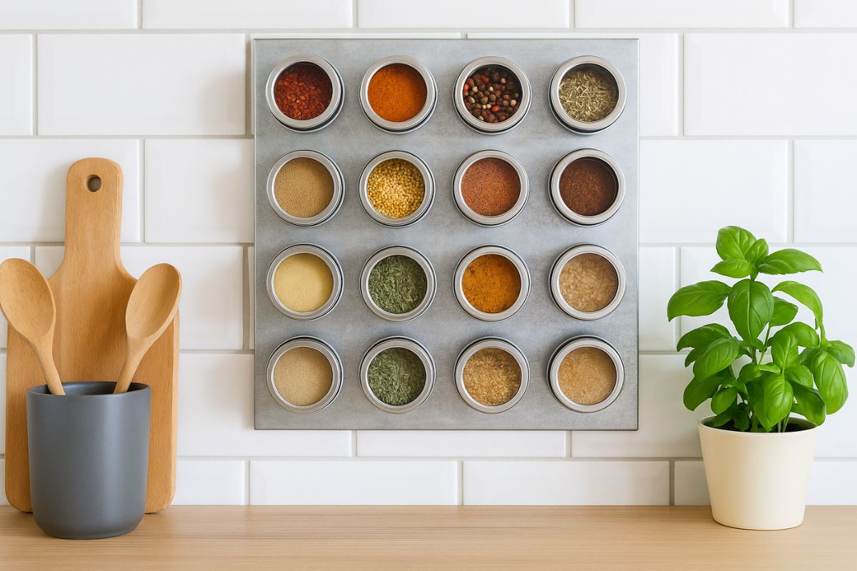 crea un porta spezie magnetico