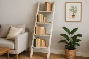 Fai da te con una vecchia scala: 3 idee d'arredo salvaspazio