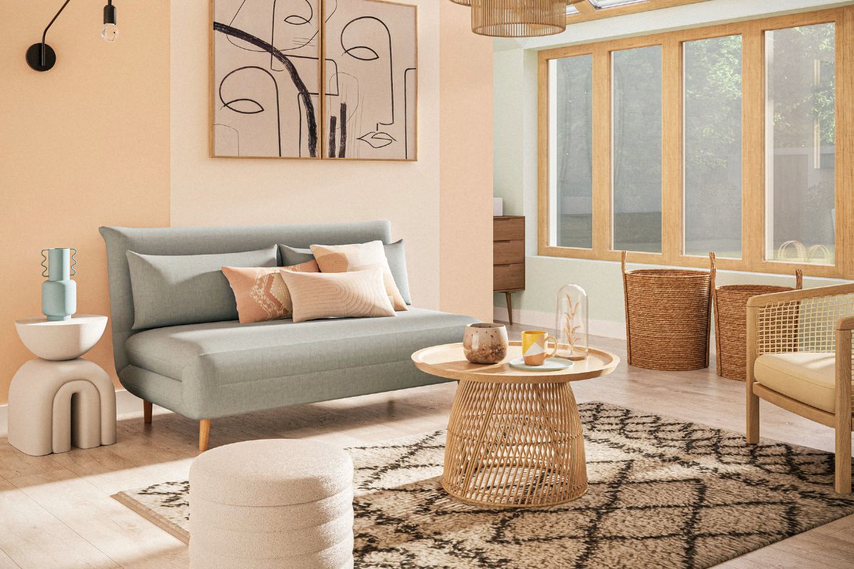 scopri il divano 2 in 1 di Maisons du Monde