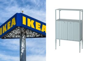 Mobile in metallo IKEA SÅGMÄSTARE: eleganza nordica e praticità a 85 euro