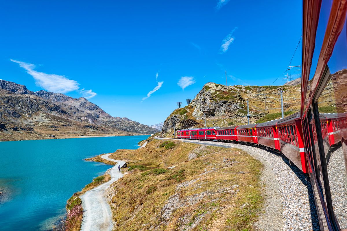 viaggi in treno tra Austria   e Svizzera