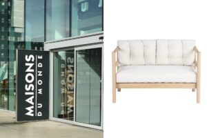 Maisons du Monde lancia il divano da esterno perfetto: elegante, comodo e super scontato