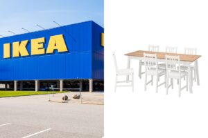 IKEA sorprende con il set PINNTORP: tavolo e 6 sedie ora in offerta